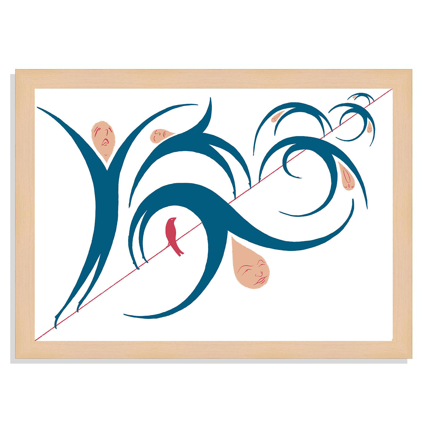 La delgada línea del presente